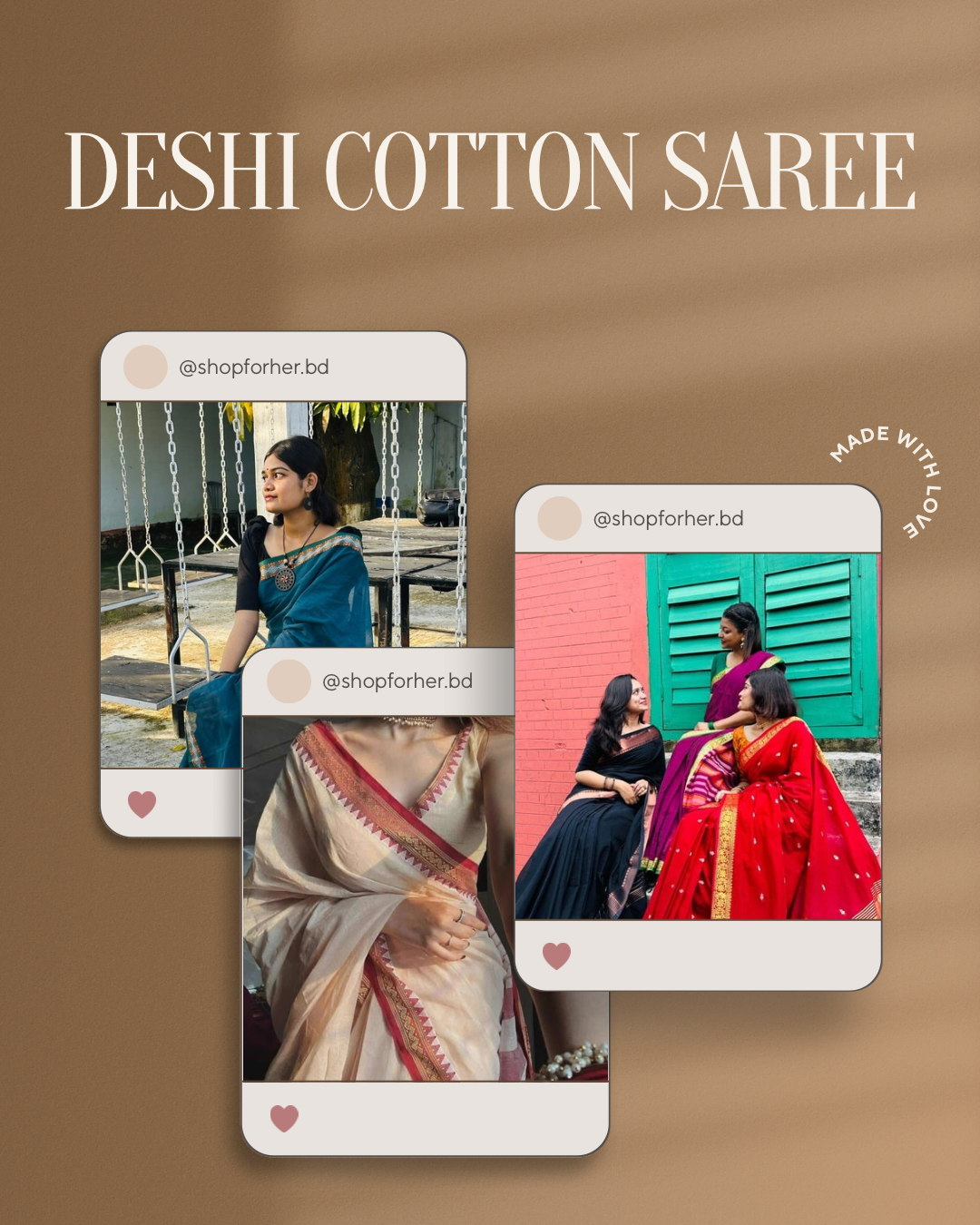 Deshi Sarees For HER