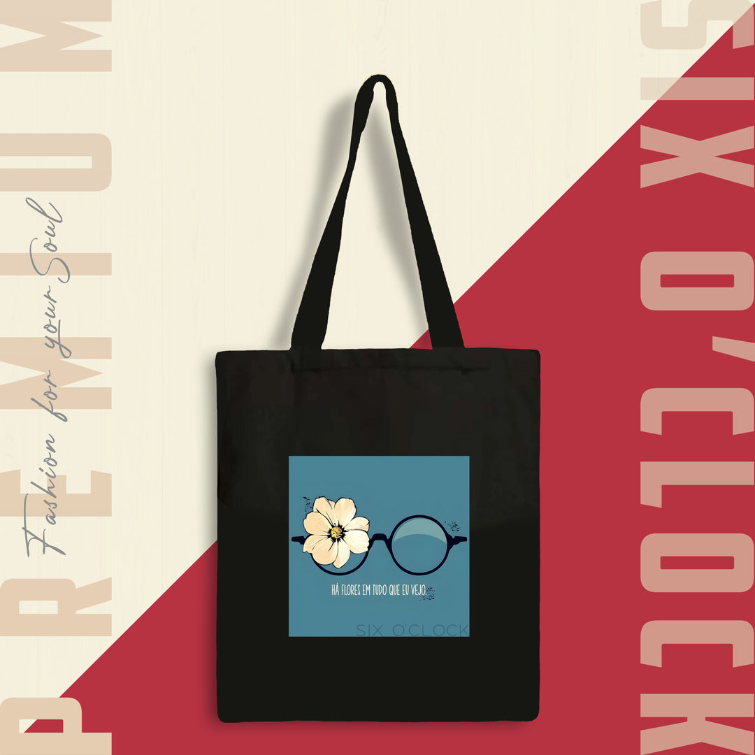 Eyeglass & Flower Edition Special Tote Bag