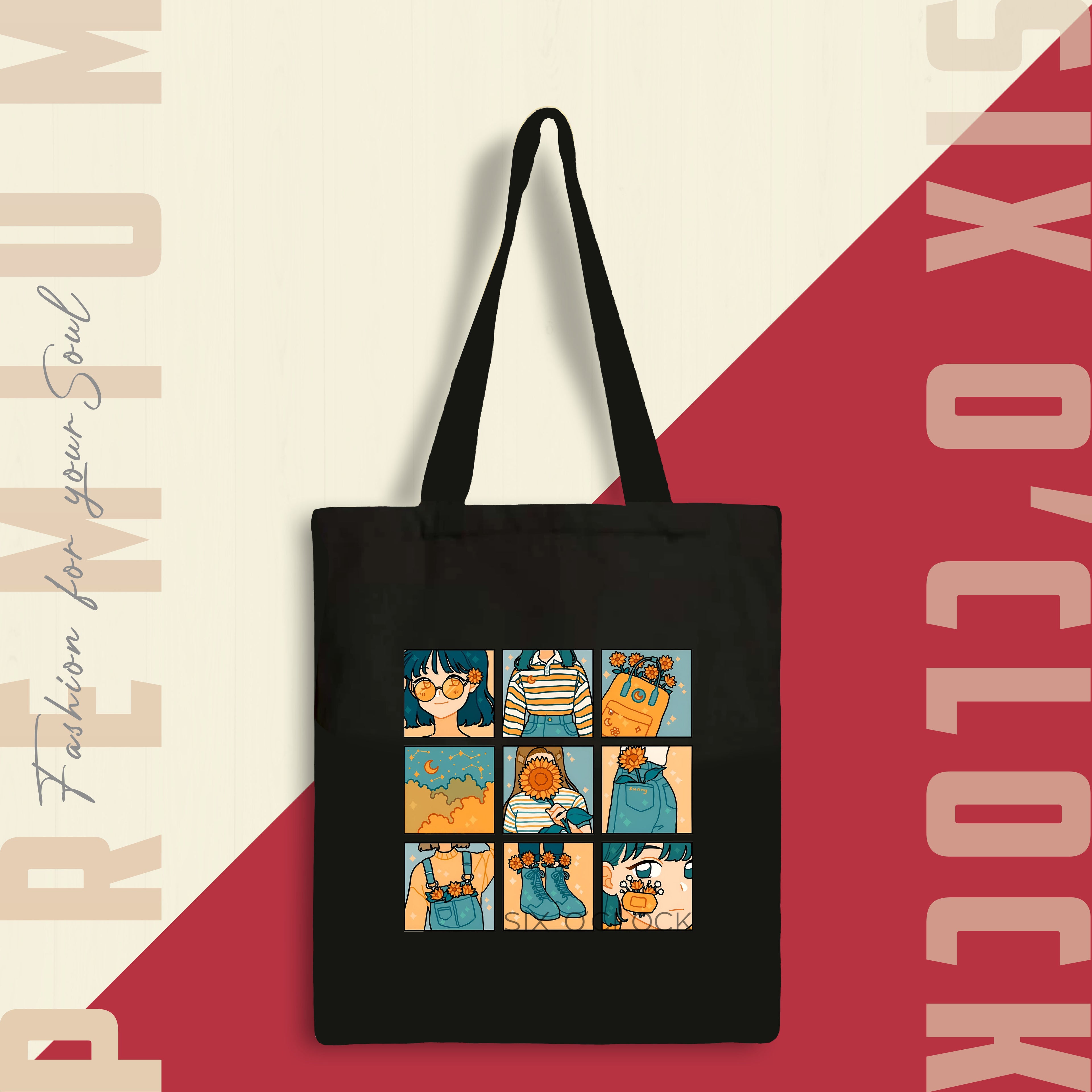 Sunflower Girl Edition Special Tote Bag