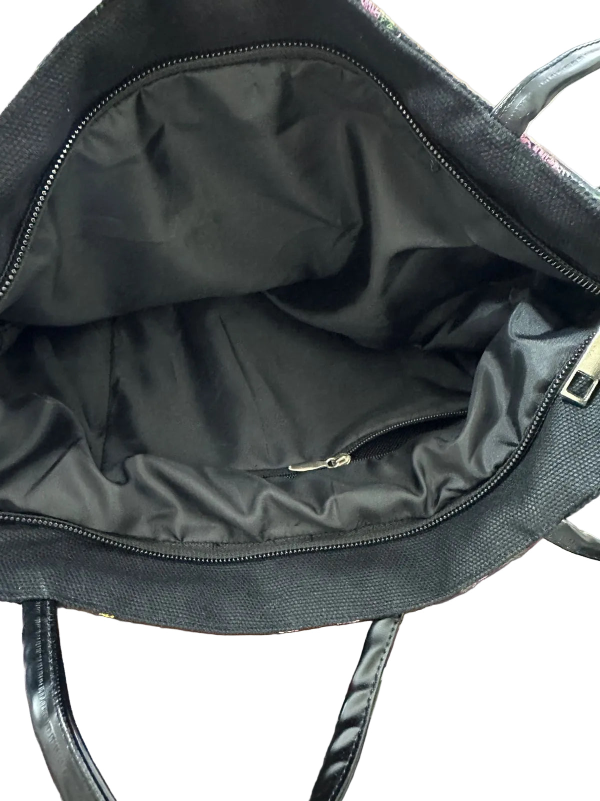 Signature Embroidered Floral Tote Bag