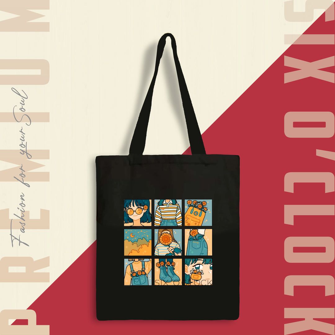 Sunflower Girl Edition Special Tote Bag