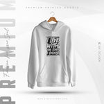 Load image into Gallery viewer, "I Live With The Scars I Choose" Typography Edition Hoodie
